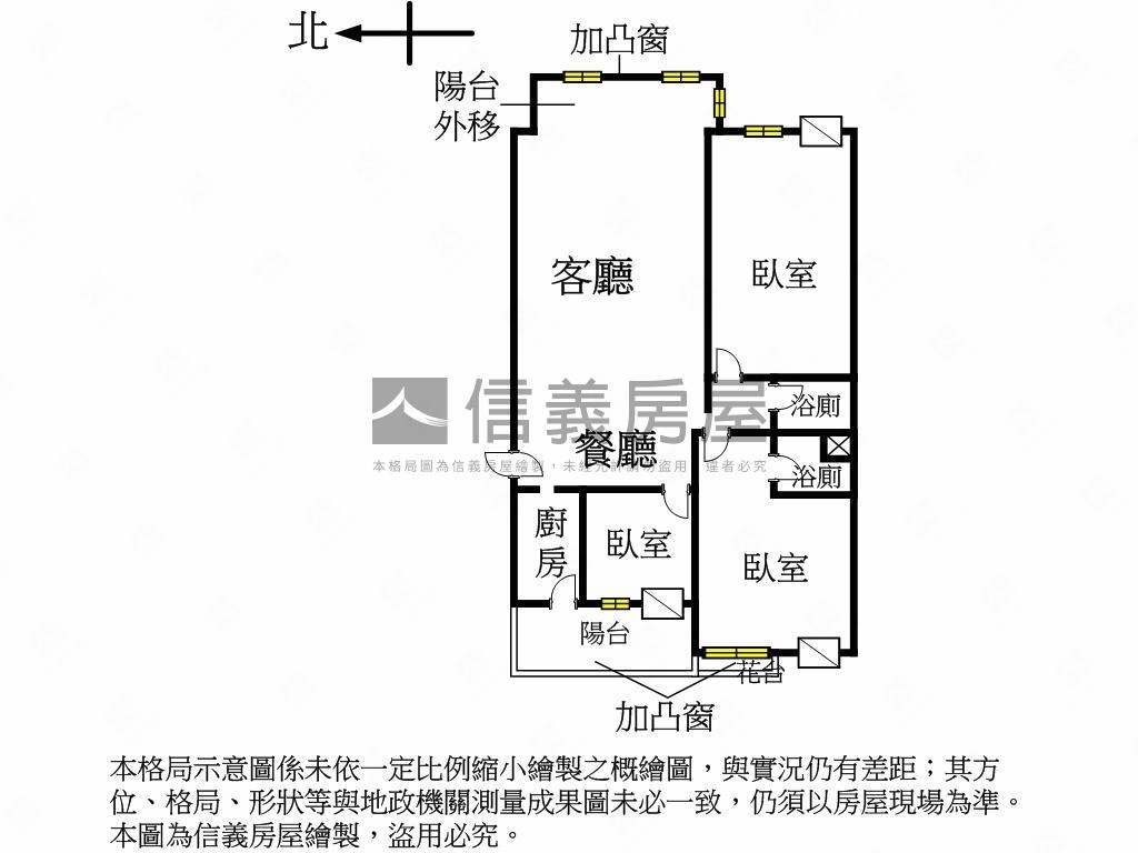 ☆生活大國經典河景３房房屋室內格局與周邊環境