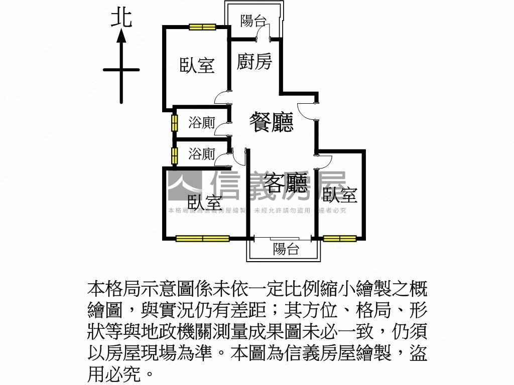 青埔丰城秀景高樓埤景三房房屋室內格局與周邊環境