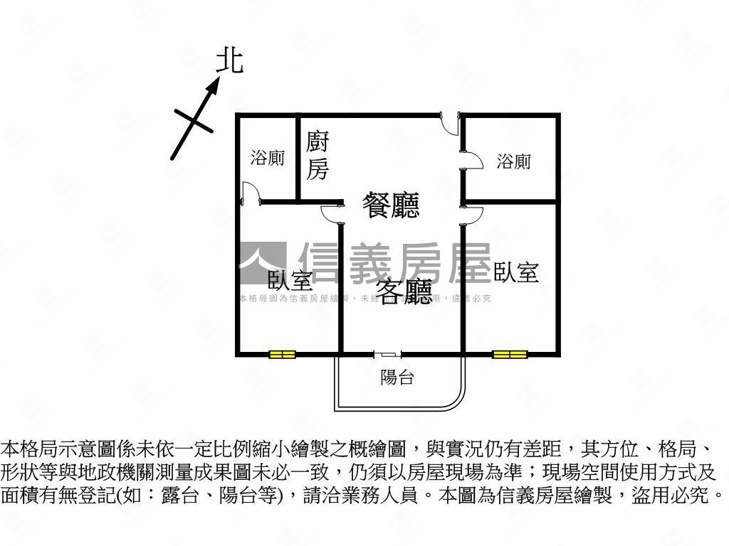 北士科第一排稀有兩房房屋室內格局與周邊環境