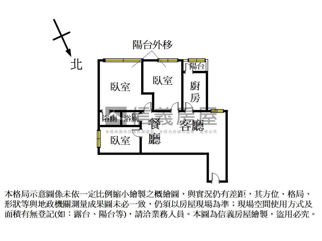 安和靜巷朝南美寓寬面採光房屋室內格局與周邊環境