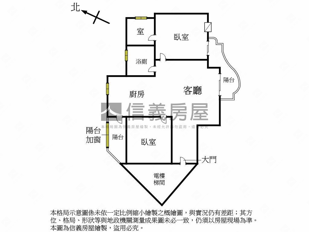 擁抱北士科美景兩房房屋室內格局與周邊環境