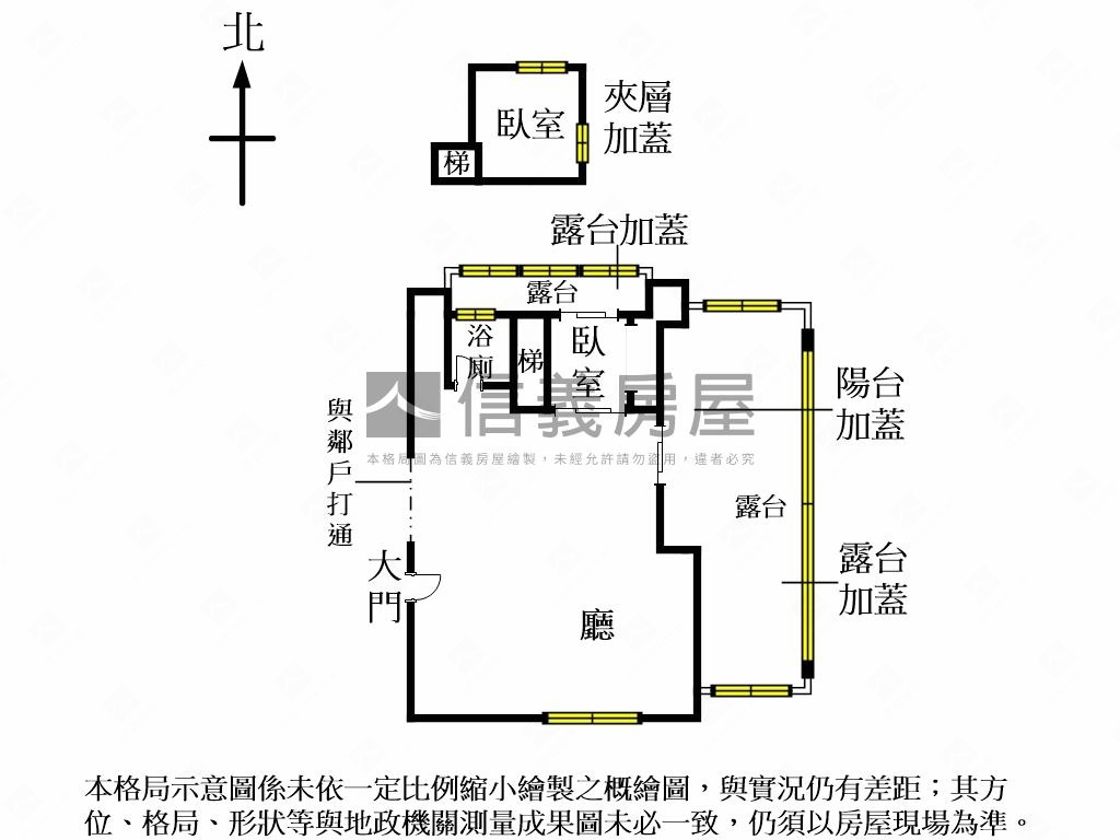 陽明山溫泉美景露臺戶房屋室內格局與周邊環境