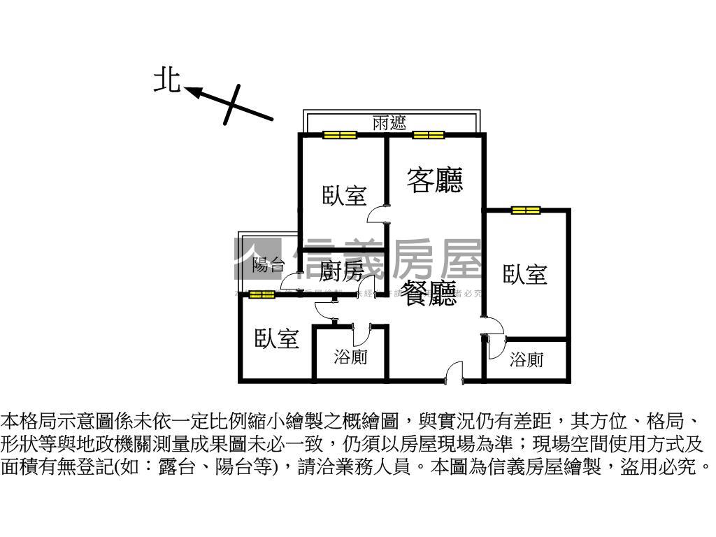 潤泰公園景觀三房豪邸房屋室內格局與周邊環境