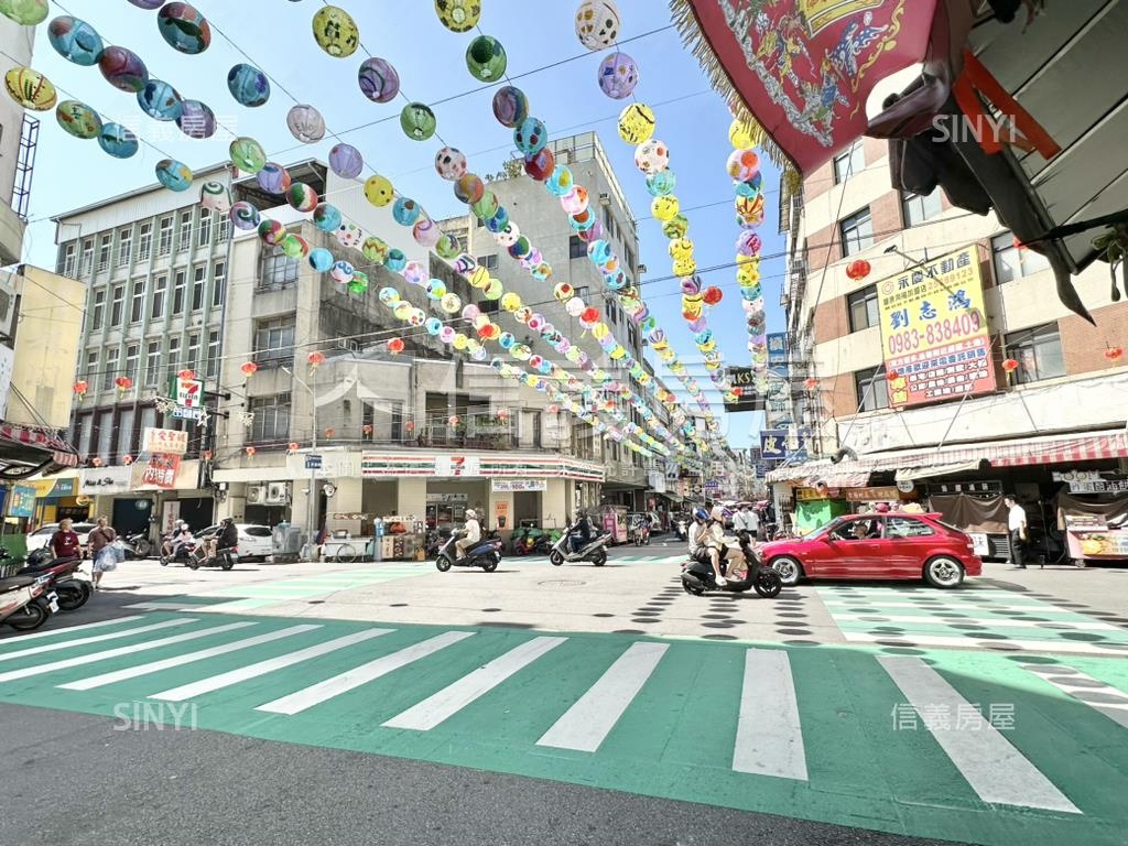 廟東夜市。黃金店面房屋室內格局與周邊環境