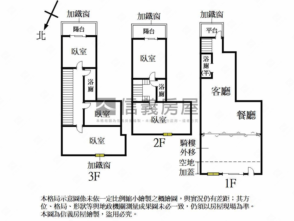 關東市１－３樓面寬樓店房屋室內格局與周邊環境