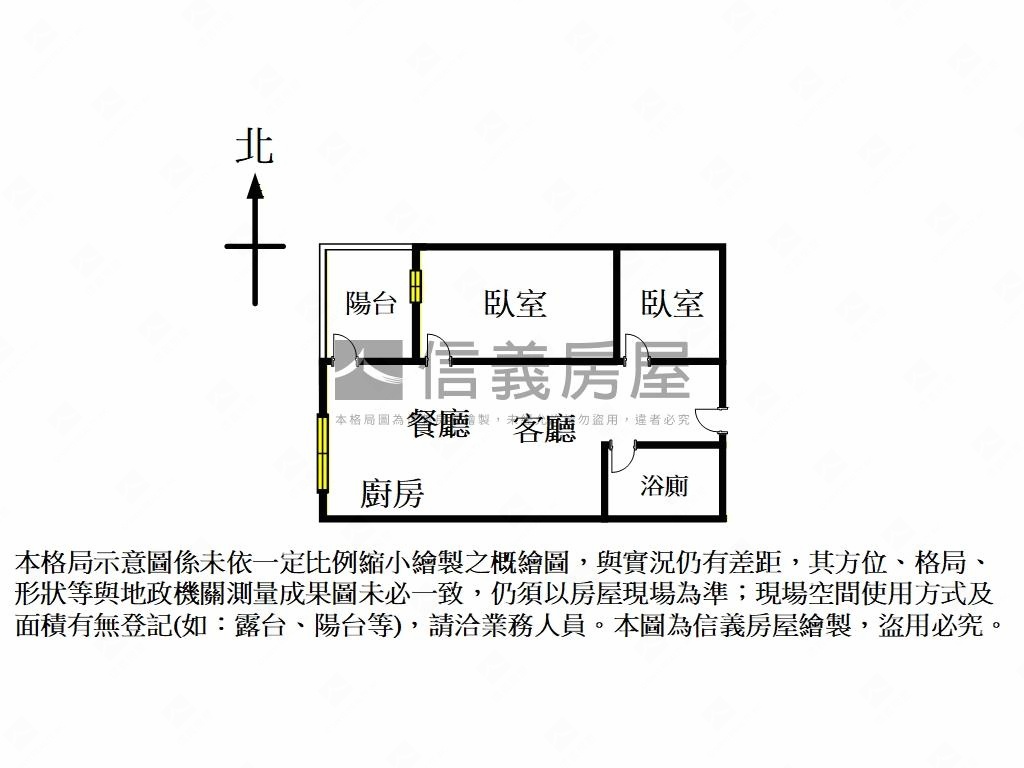 全新未住過精美兩房琢立房屋室內格局與周邊環境