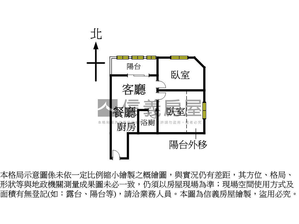 凱旋門景觀２房房屋室內格局與周邊環境