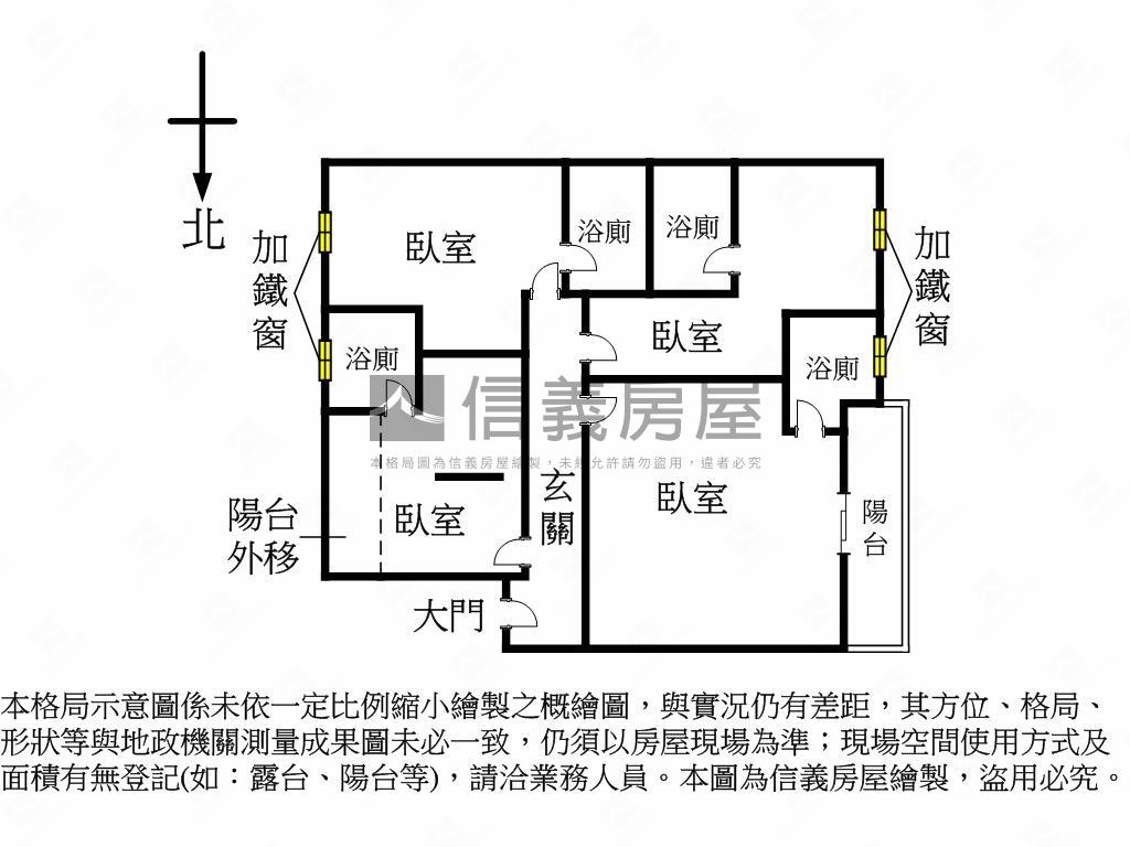 健行國小收租四套房房屋室內格局與周邊環境
