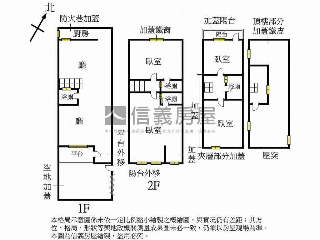 近文華高中捷運旁庭院透天房屋室內格局與周邊環境