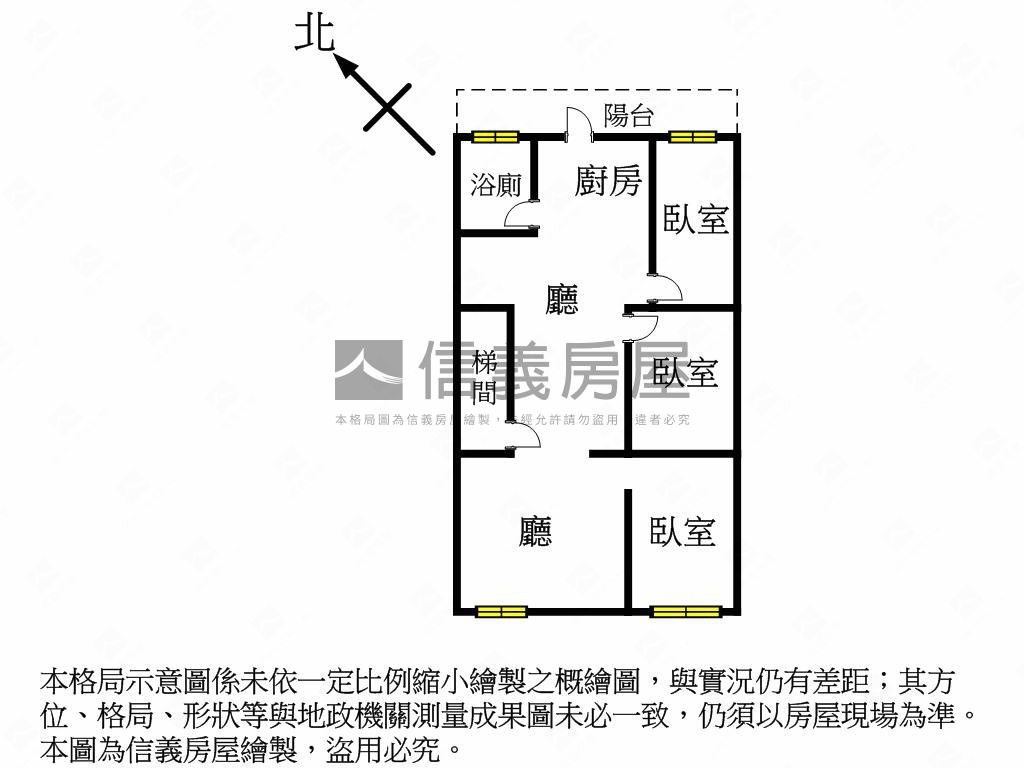 忠孝公園第一排二樓房屋室內格局與周邊環境