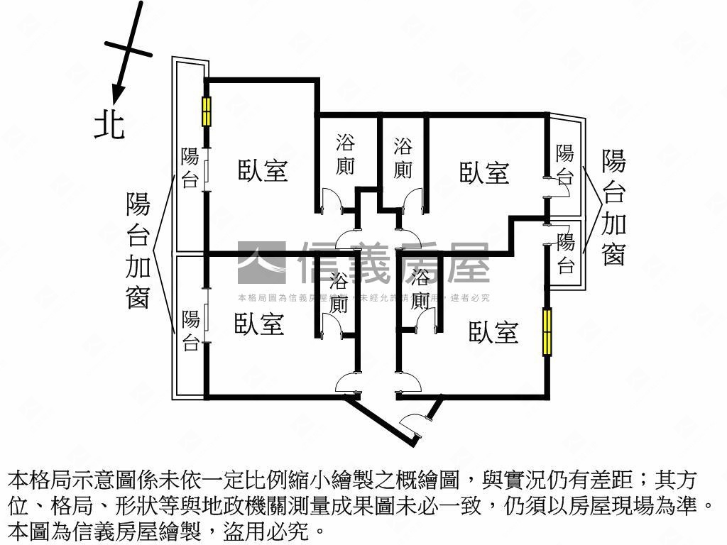 近中國醫收租置產四套房房屋室內格局與周邊環境