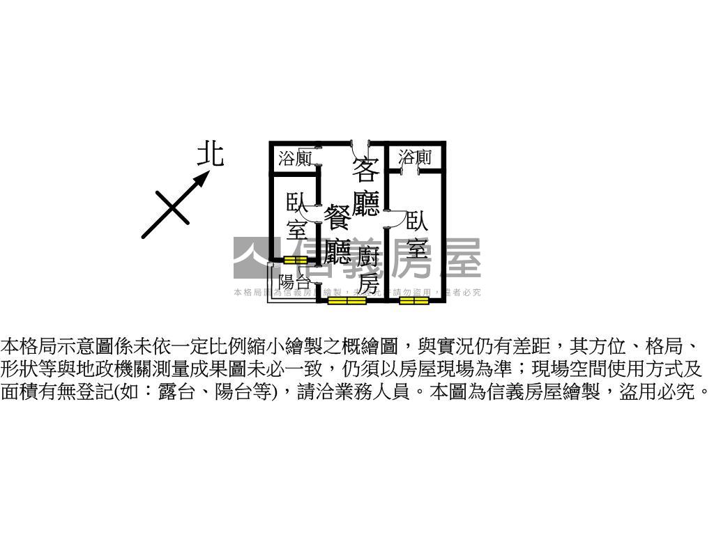 推薦織未來雙衛浴兩房車位房屋室內格局與周邊環境