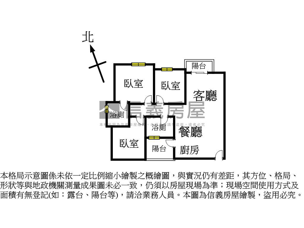 北屯大城建設精裝三房車位房屋室內格局與周邊環境