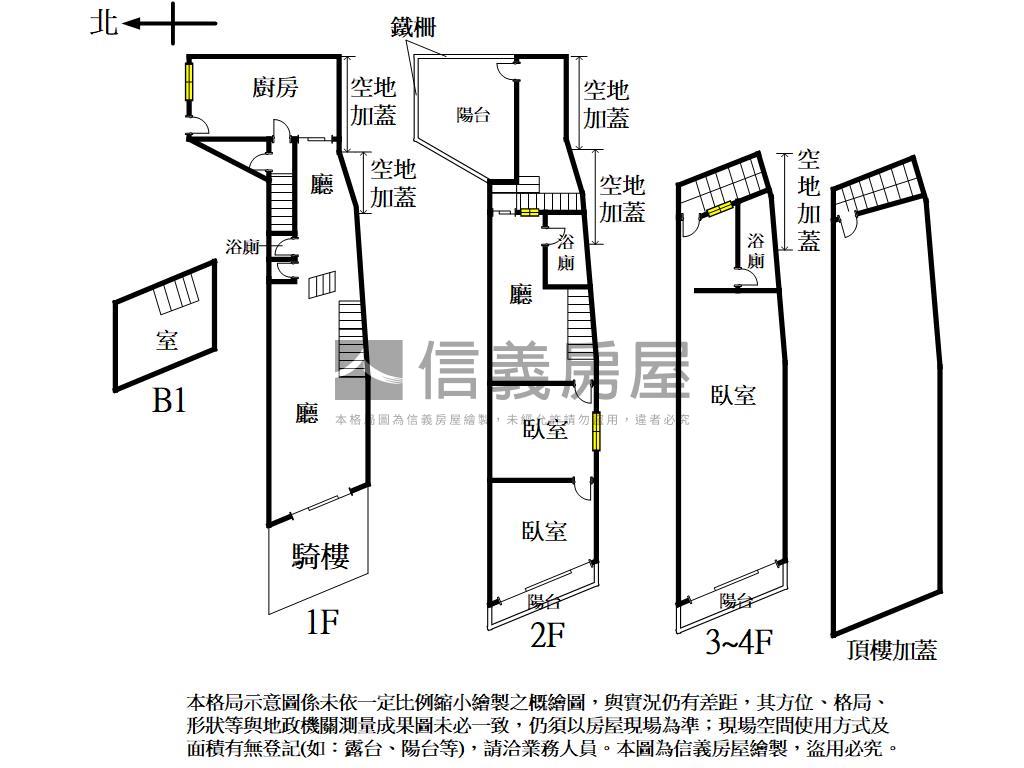 正台中路２５米臨路透店★房屋室內格局與周邊環境