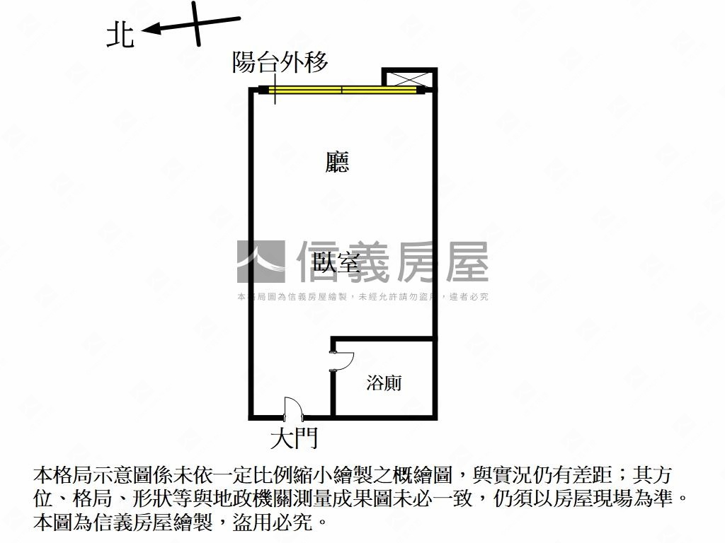 淡大財庫次頂樓邊間套房房屋室內格局與周邊環境