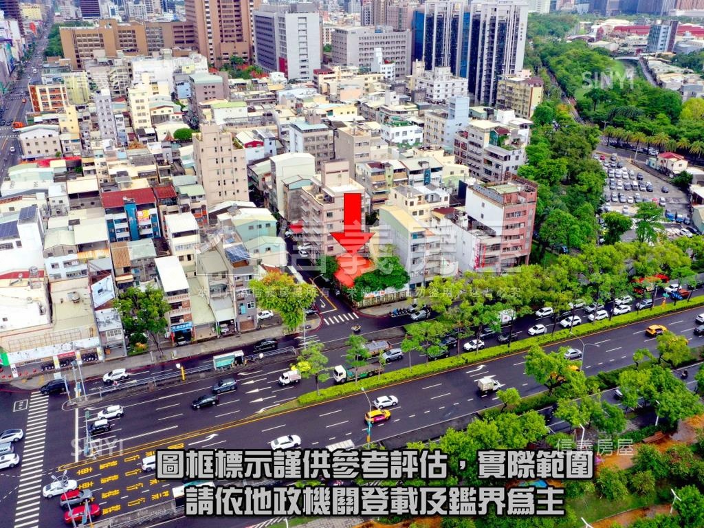 精選民族正路三角窗土地房屋室內格局與周邊環境
