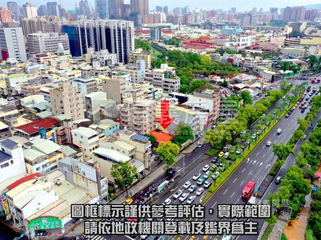 精選民族正路三角窗土地房屋室內格局與周邊環境