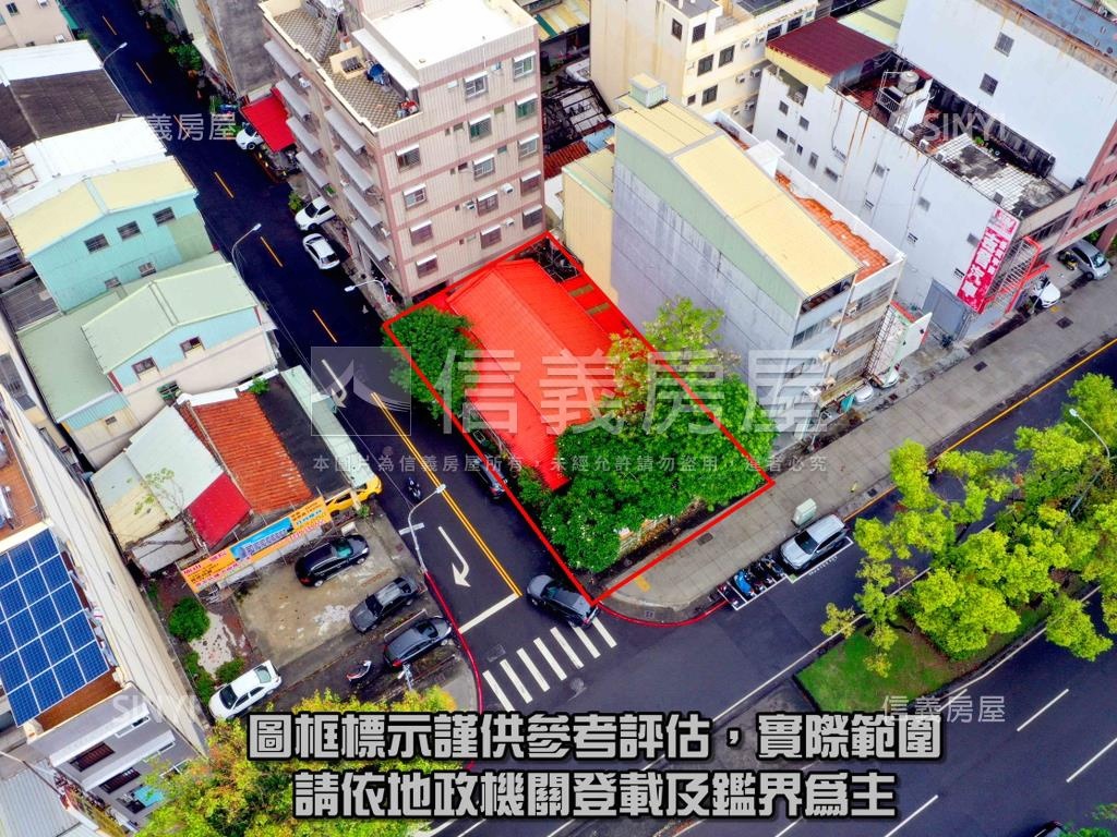 精選民族正路三角窗土地房屋室內格局與周邊環境