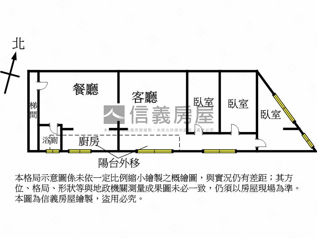 三和路正馬路近捷公寓四樓房屋室內格局與周邊環境