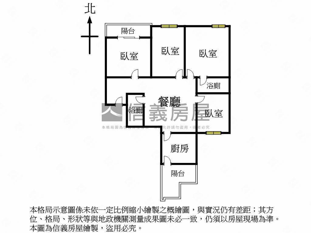 景安捷運電梯四房房屋室內格局與周邊環境