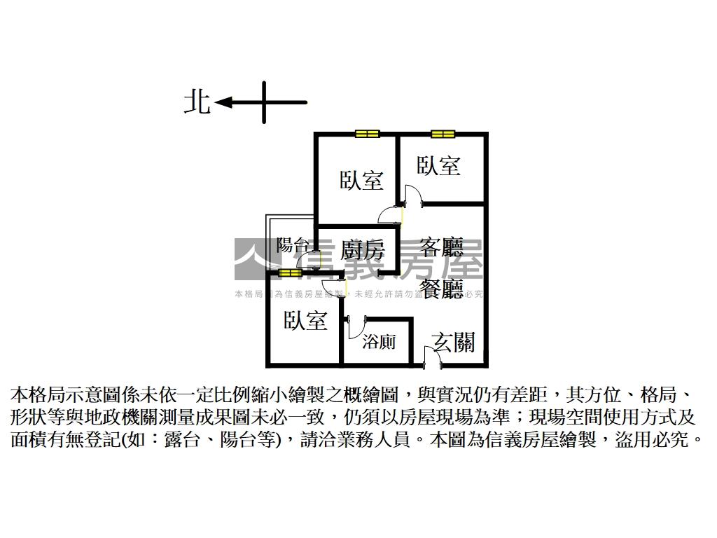 大學風呂·低總價美三房房屋室內格局與周邊環境