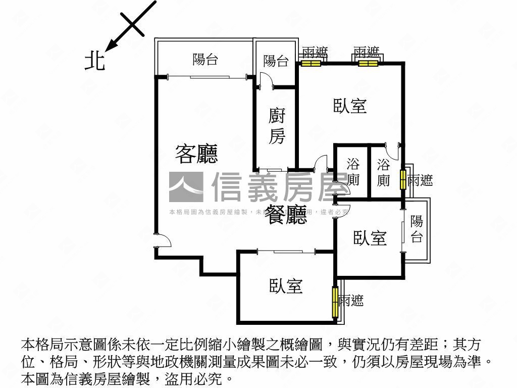 近１３期潛力三房平車房屋室內格局與周邊環境