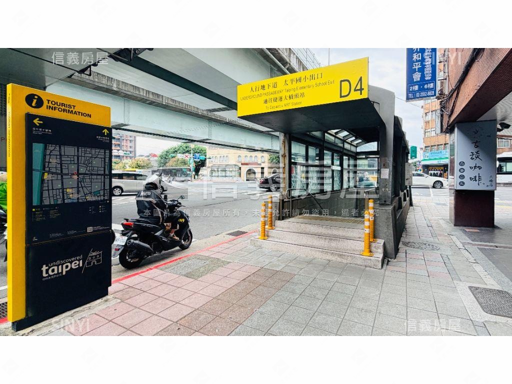 大稻埕捷運旁三角窗２樓房屋室內格局與周邊環境