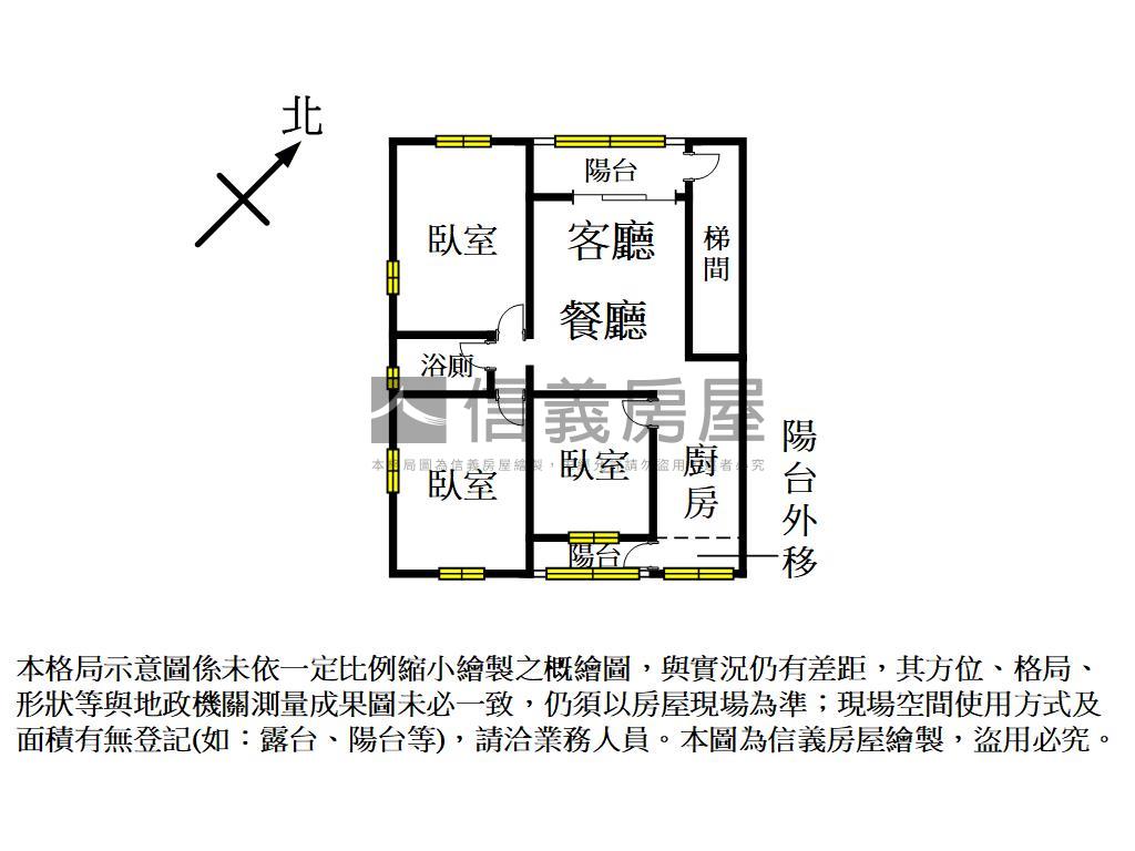近未來捷運站３樓美公寓房屋室內格局與周邊環境