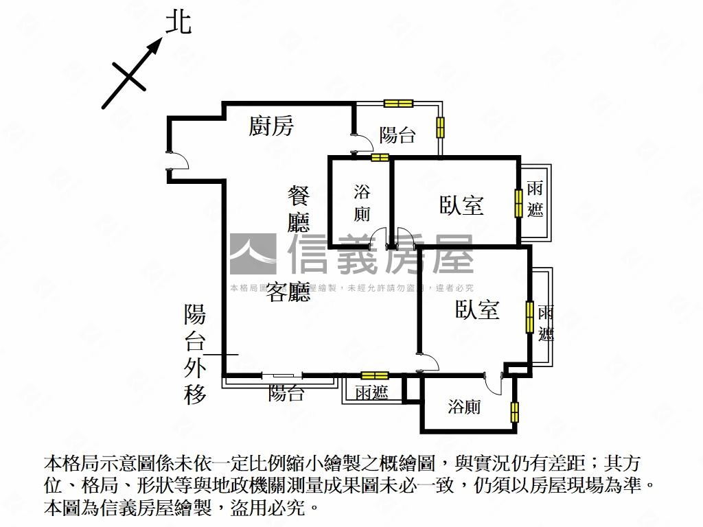 富廣美美東南山景大二房房屋室內格局與周邊環境