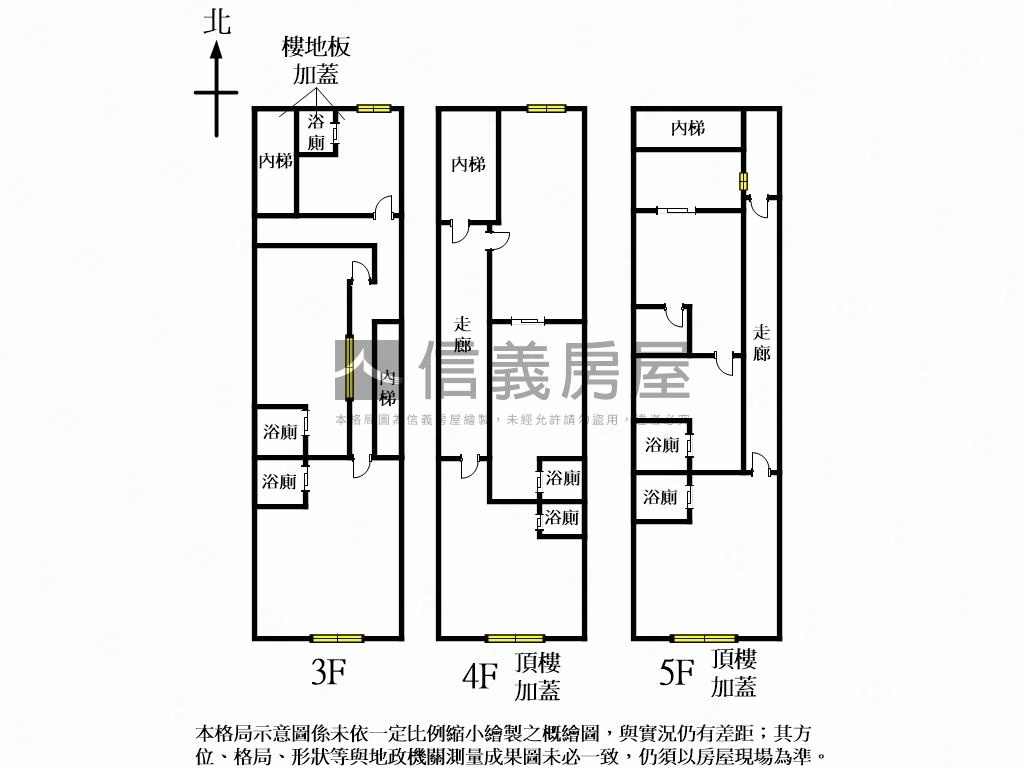 正義北捷運３樓大空間房屋室內格局與周邊環境