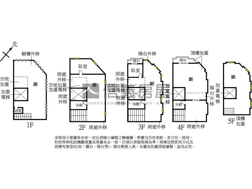 大里街大面寬角間透店房屋室內格局與周邊環境