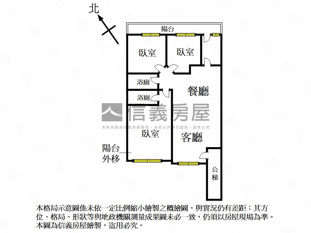 區公所捷運靜巷二樓房屋室內格局與周邊環境