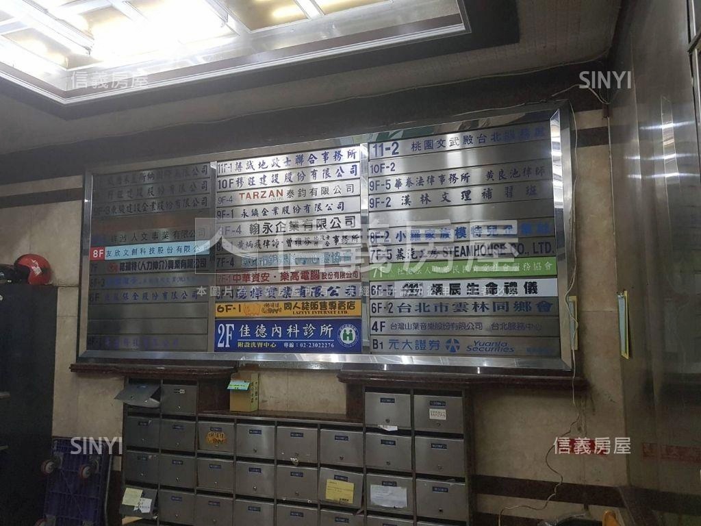 面艋舺公園邊間辦公大樓房屋室內格局與周邊環境