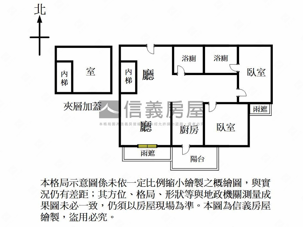 昱凱皇苑兩房兩衛浴有車位房屋室內格局與周邊環境