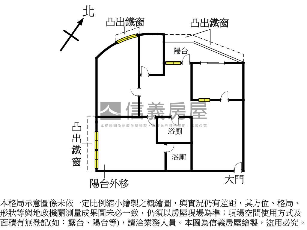 延吉邊間電梯亮麗美屋房屋室內格局與周邊環境