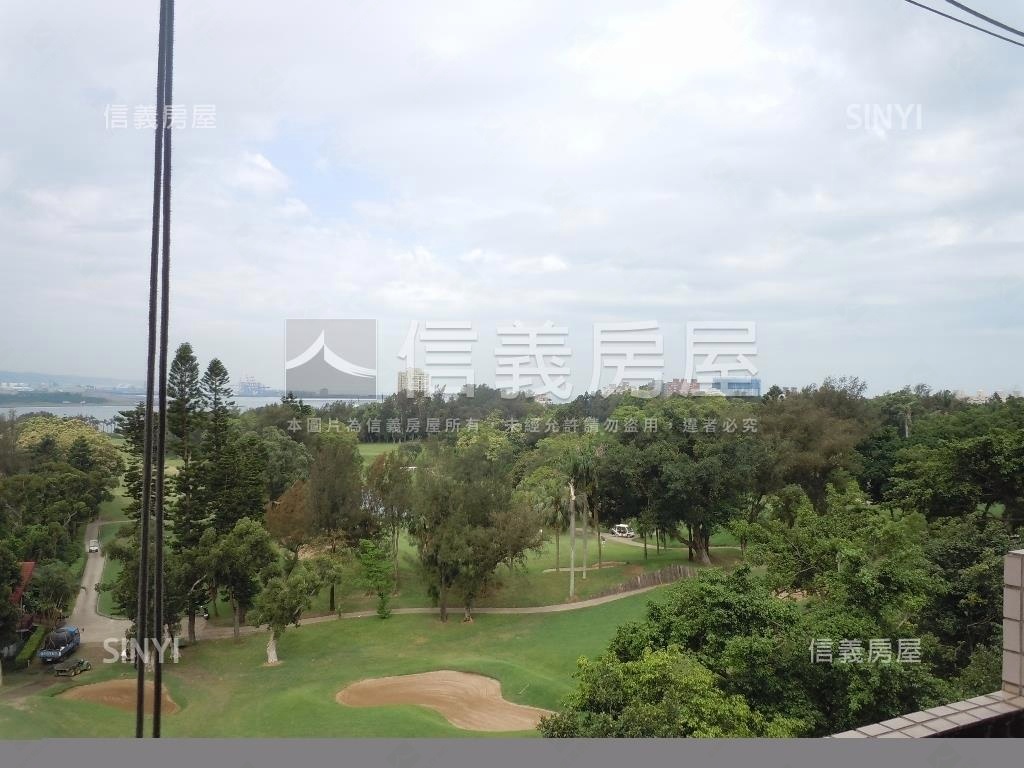 高爾夫球場綠地及海景景觀房屋室內格局與周邊環境