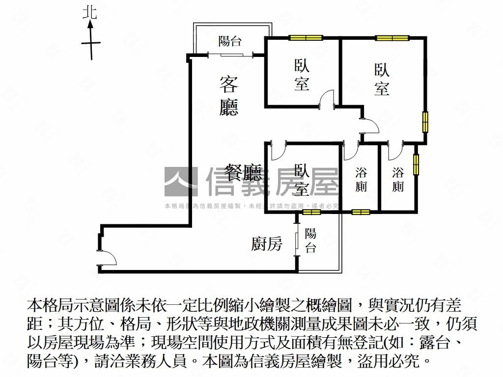 宇成植感景觀三房平車房屋室內格局與周邊環境