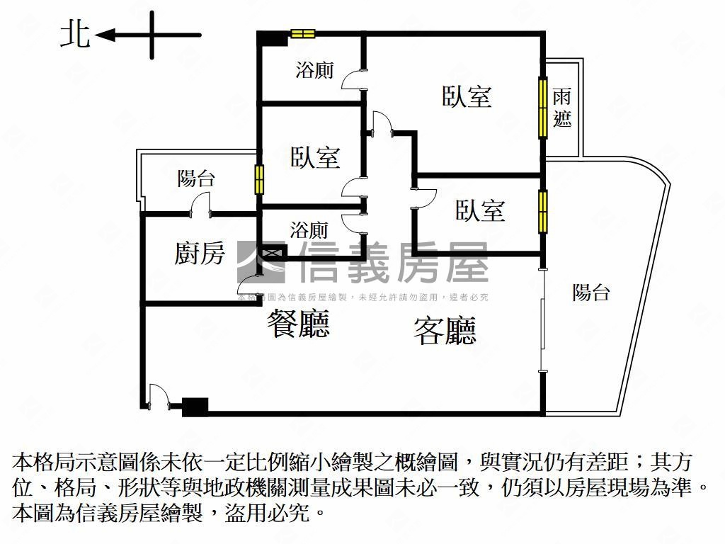 水岸花園三房平車房屋室內格局與周邊環境