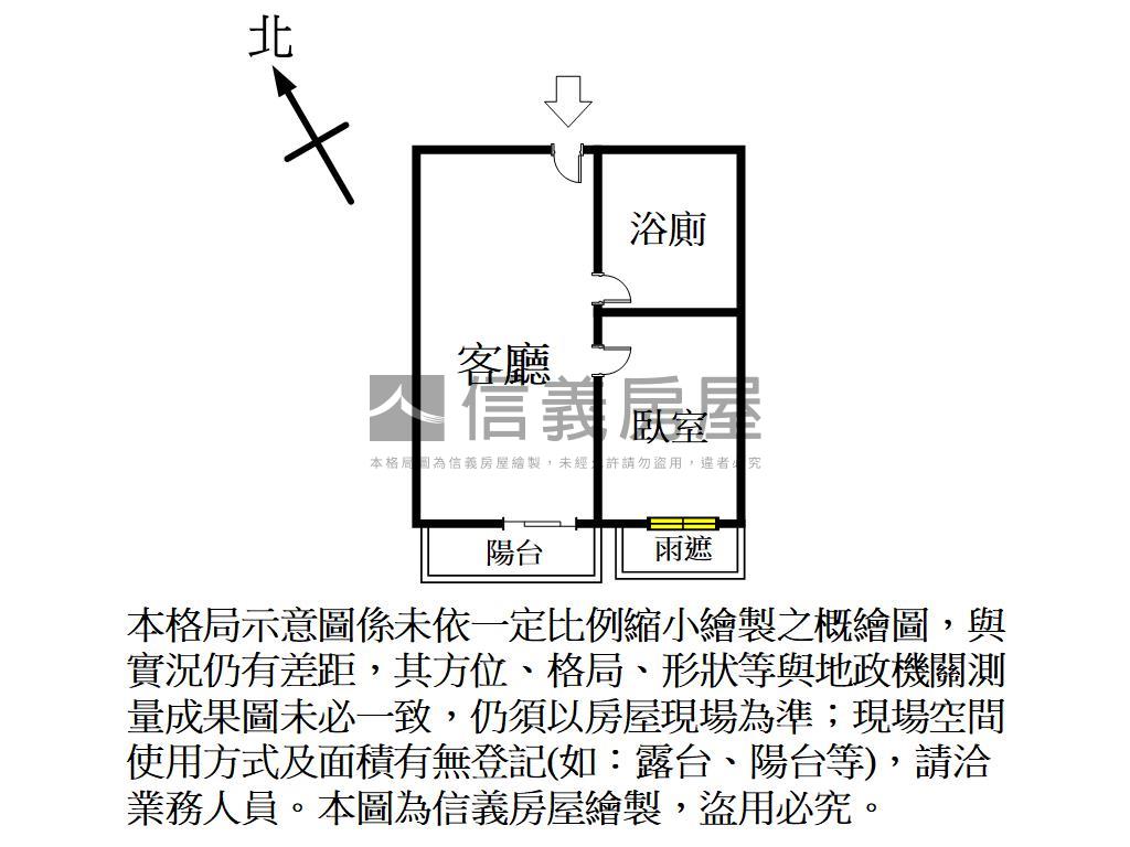 ＳＫＹ１套房柱邊平車位房屋室內格局與周邊環境