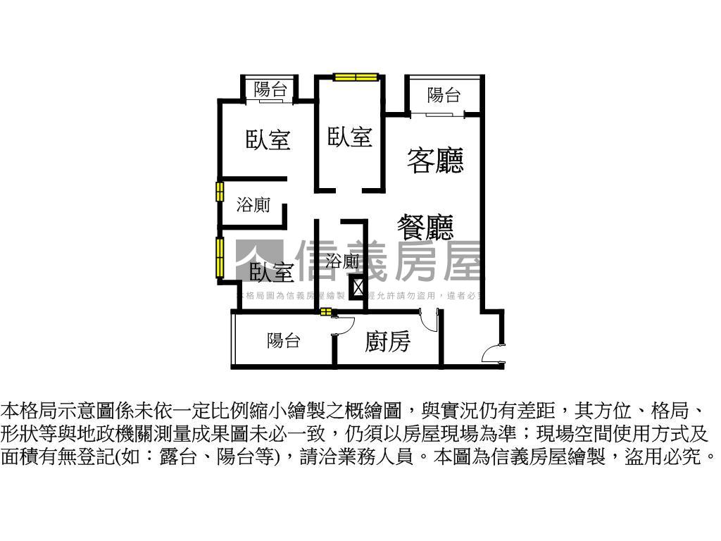 日朗Ｂ３－８Ｆ正三房好屋房屋室內格局與周邊環境