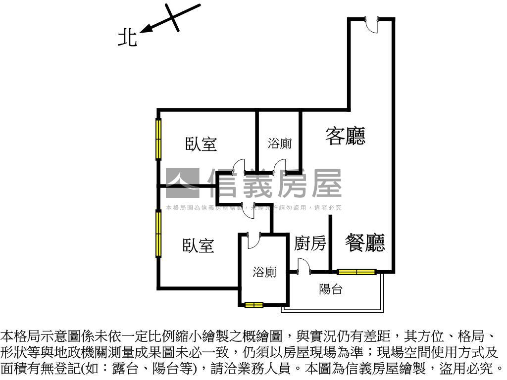 文化路門牌兩房兩衛浴房屋室內格局與周邊環境