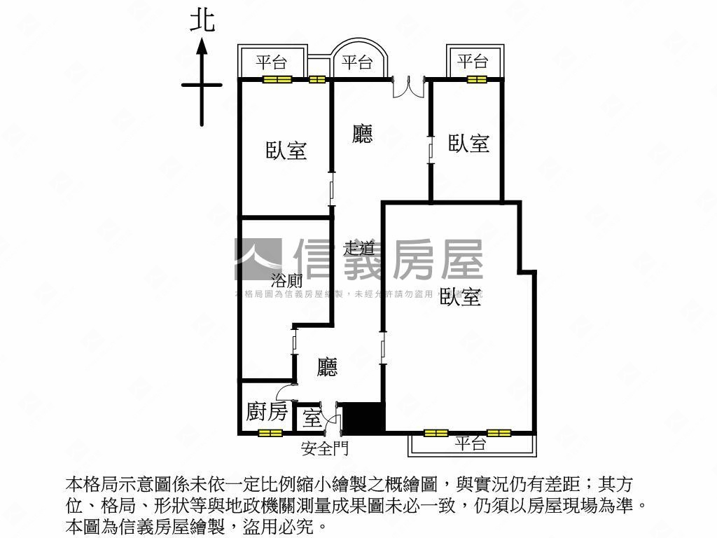 信義太陽磁場店面辦公房屋室內格局與周邊環境