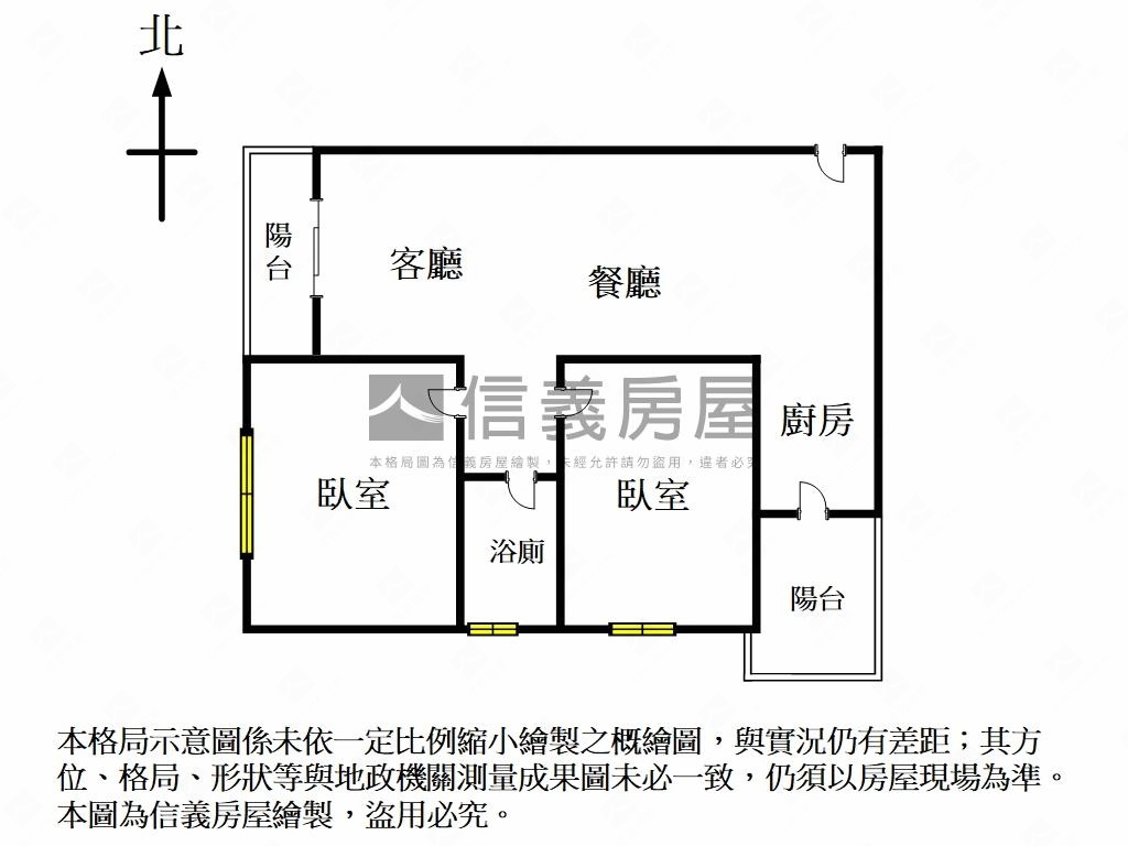 中路重劃區新成屋兩房美築房屋室內格局與周邊環境