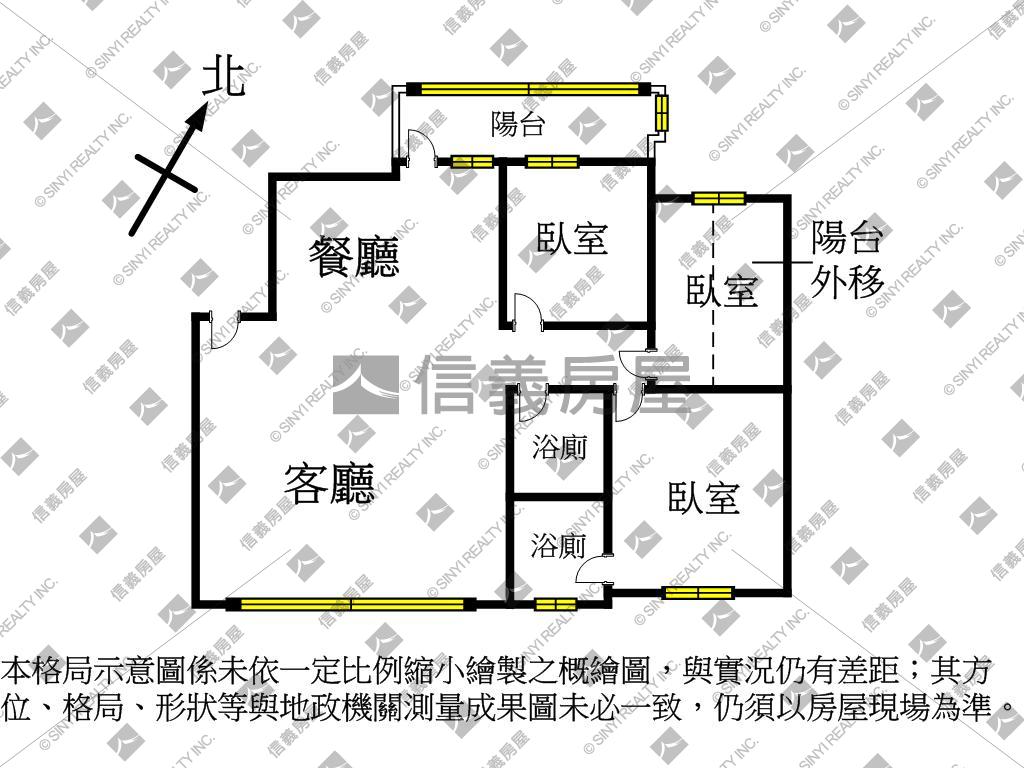 首府大廈電梯三房房屋室內格局與周邊環境