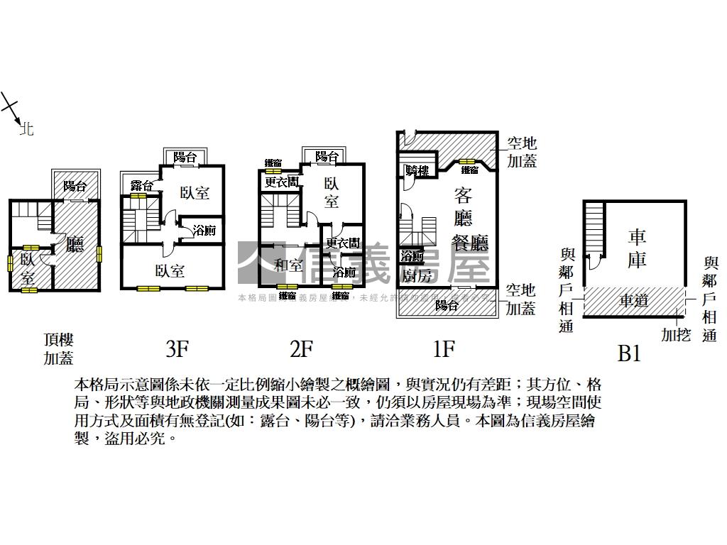 小北新光太子花園車墅房屋室內格局與周邊環境