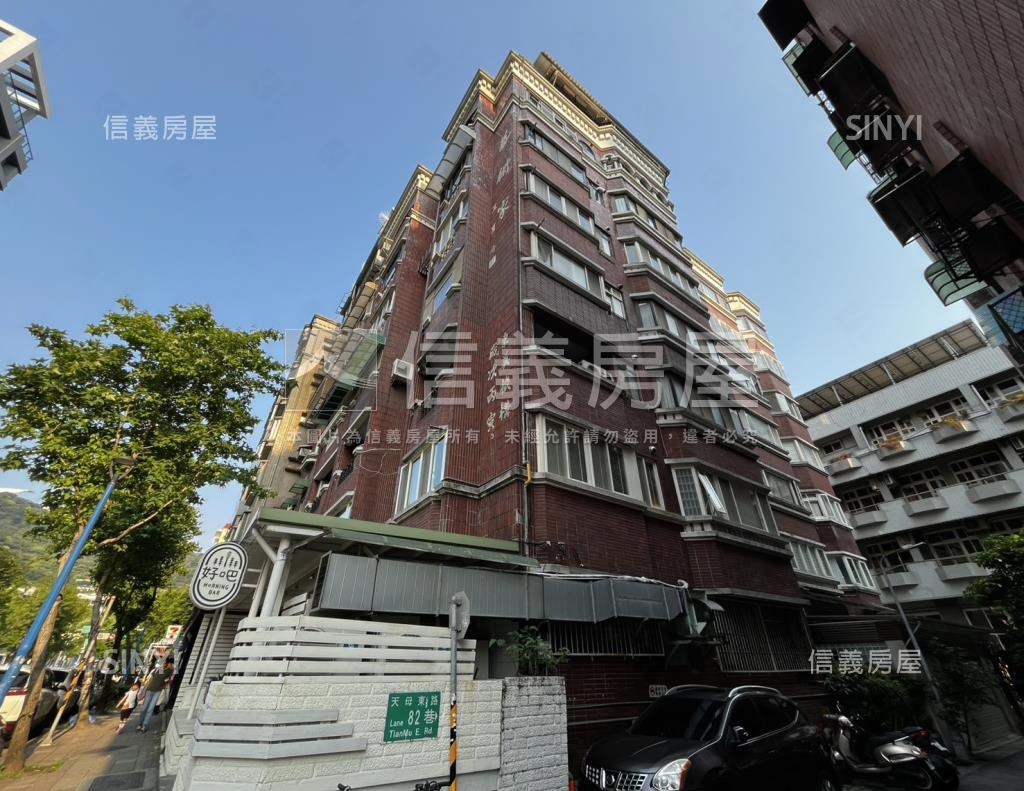 天母東路86號華廈社區外觀及周邊環境